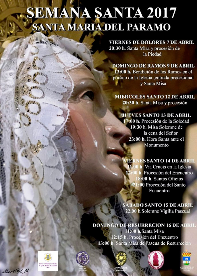 Semana Santa en Santa María del Páramo 2017 Santa María del Páramo